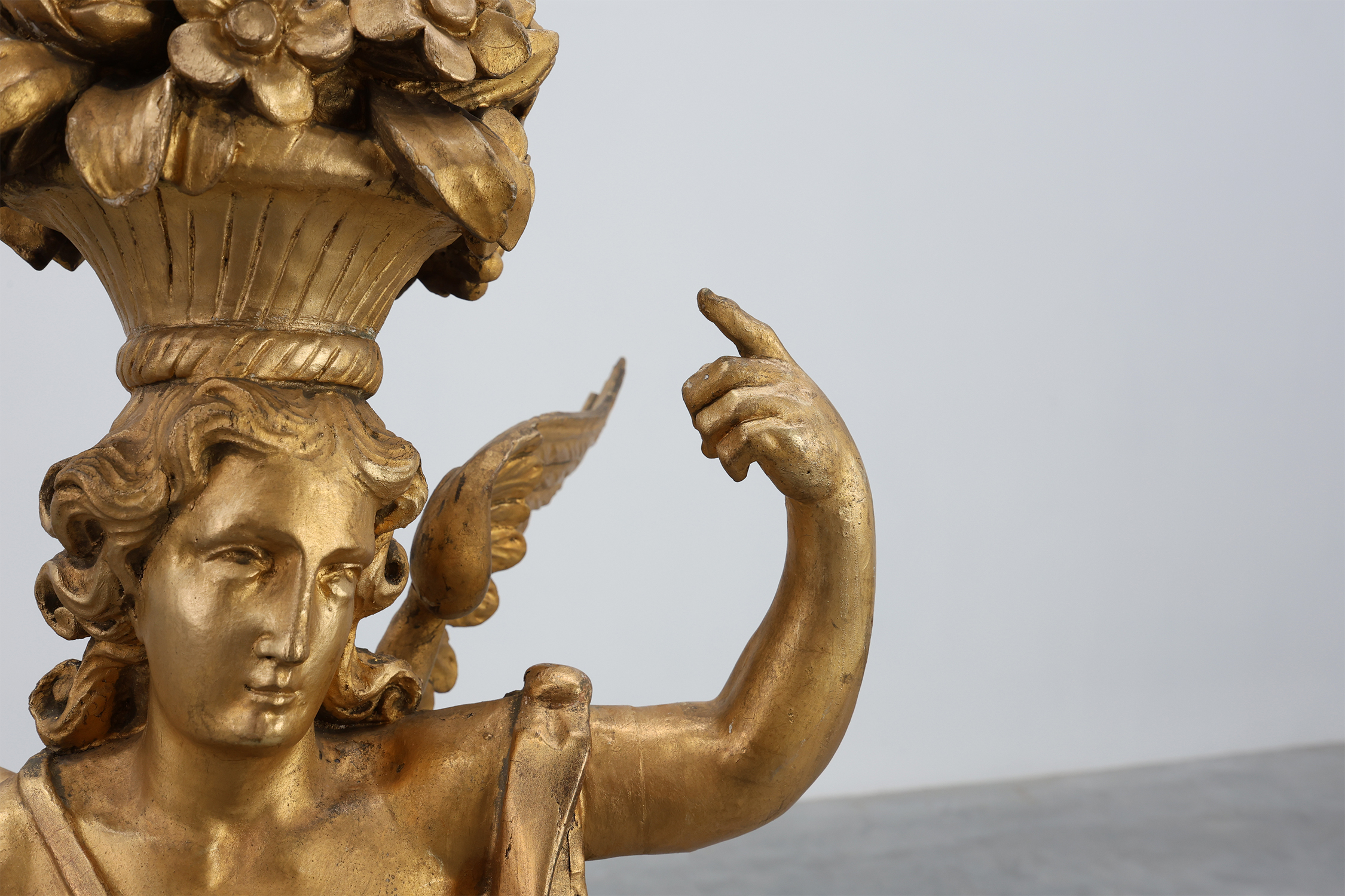 Louis XVI Gilt oak Angel Figure part of a altar, Early 18th Centurythumbnail